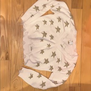 My BFF closet Wild Honey White with Stars Sweater